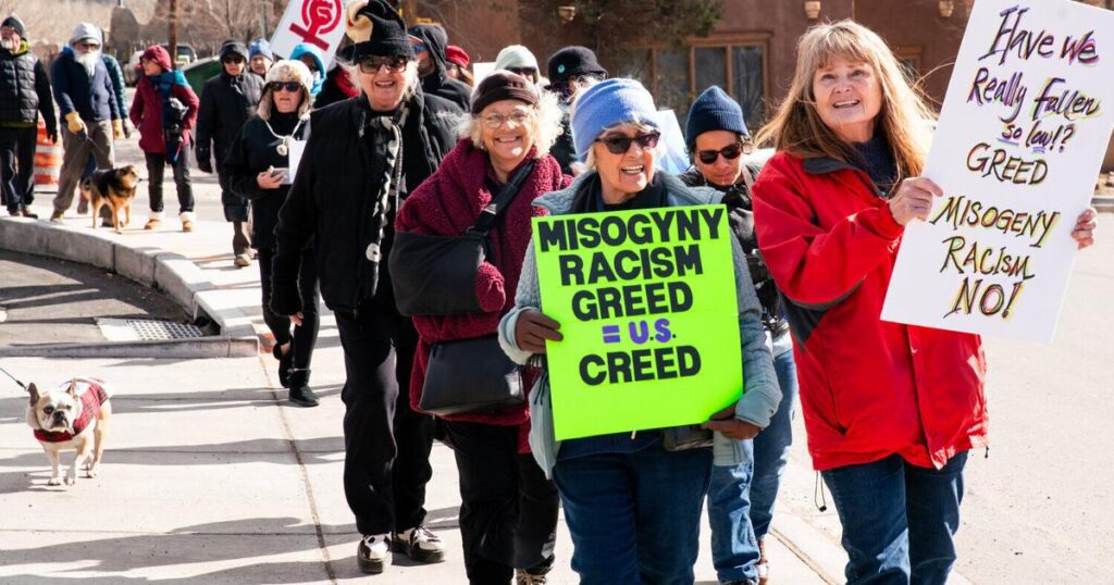 Taoseñas Unite For National Women's March In Political Stand