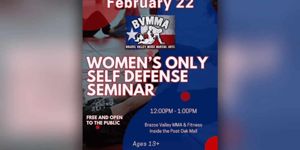 Empowerment Through Self Defense: A Women’s Class In College Station