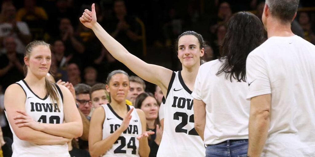 Iowa Women's Basketball Celebrates Caitlin Clark's Legacy Ahead Of Jersey