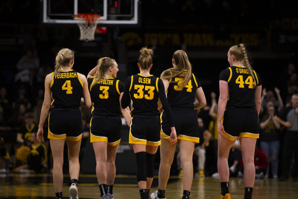 Iowa women’s basketball seniors celebrate memorable careers at carver