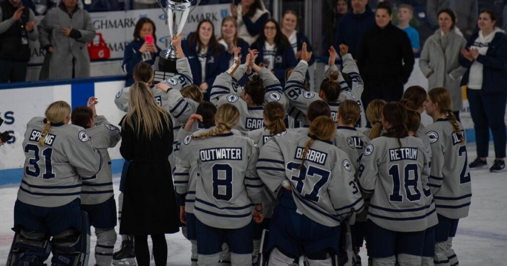 Penn state women's hockey season ends on a high note