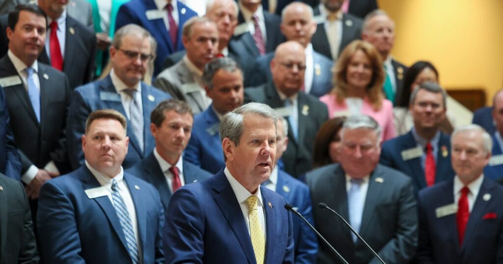 Kemp supports legislation to restrict transgender participation in women's sports