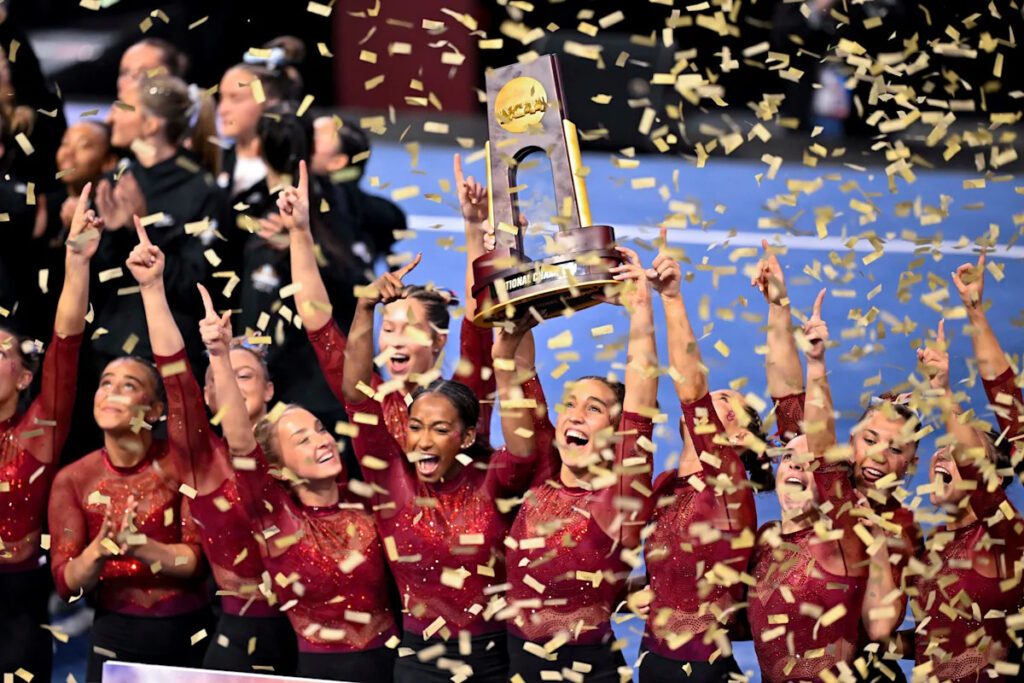 Oklahoma secures 2025 women's gymnastics national championship title