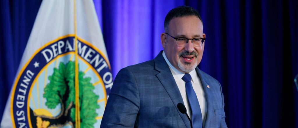 Biden education secretary transitions to new role after advocating for