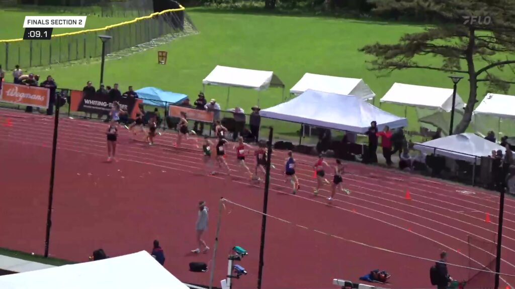 Exciting showdown: high school women's mile finals