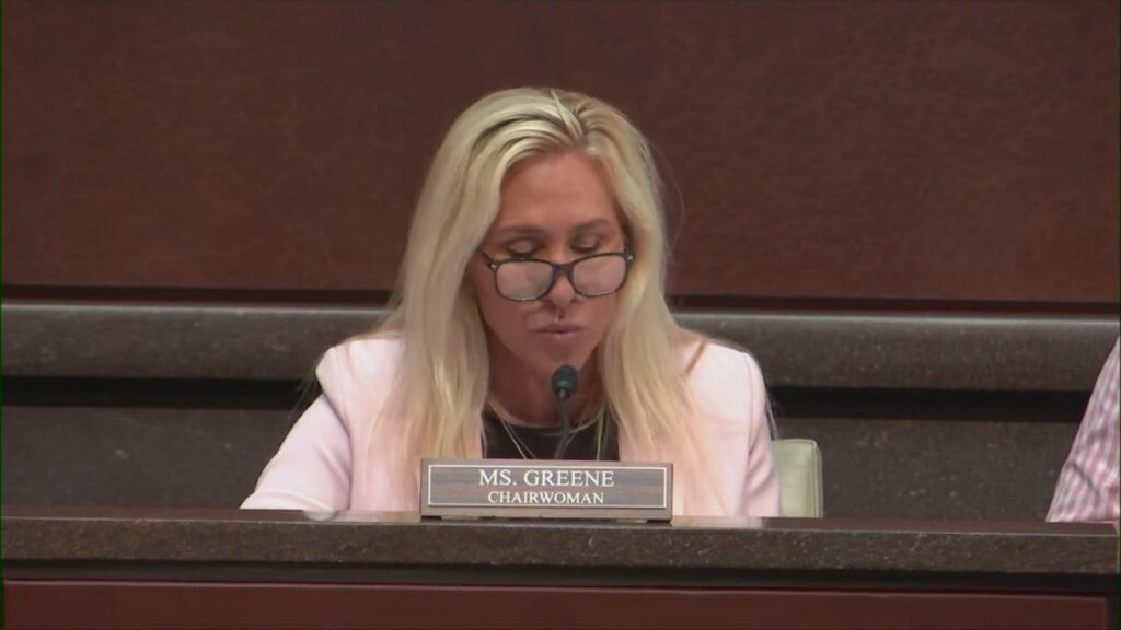 Marjorie taylor greene hosts hearing on banning trans athletes in