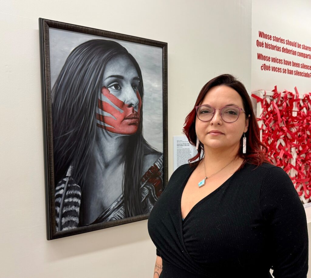 Nayana lafond highlights the indigenous women's crisis through portraits in