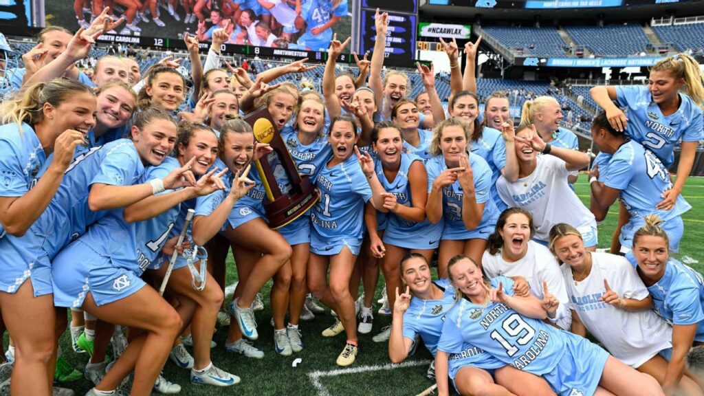 North carolina claims women's lacrosse championship with perfect season