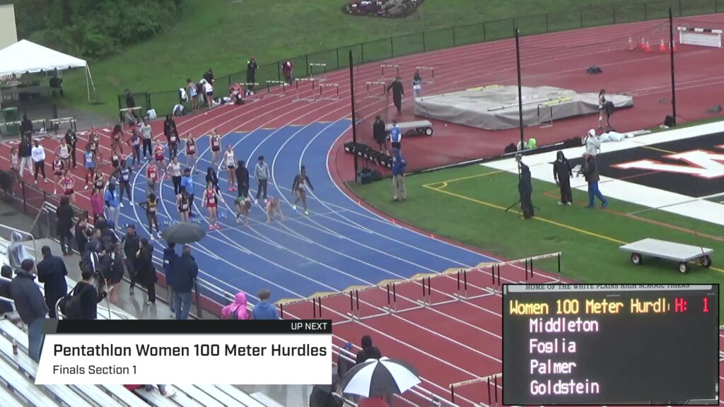 Thrilling showdown in high school women's 100m hurdles finals