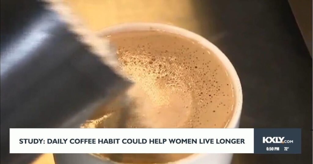 Daily coffee enjoyment may boost women's longevity