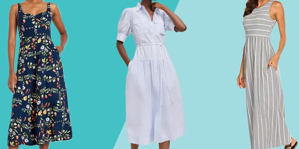 Flattering and chic summer dresses for women over 50