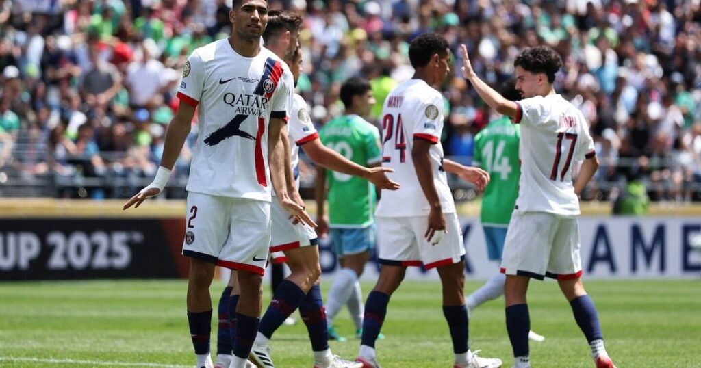 Hakimi's strike extends psg's lead in club world cup 2025