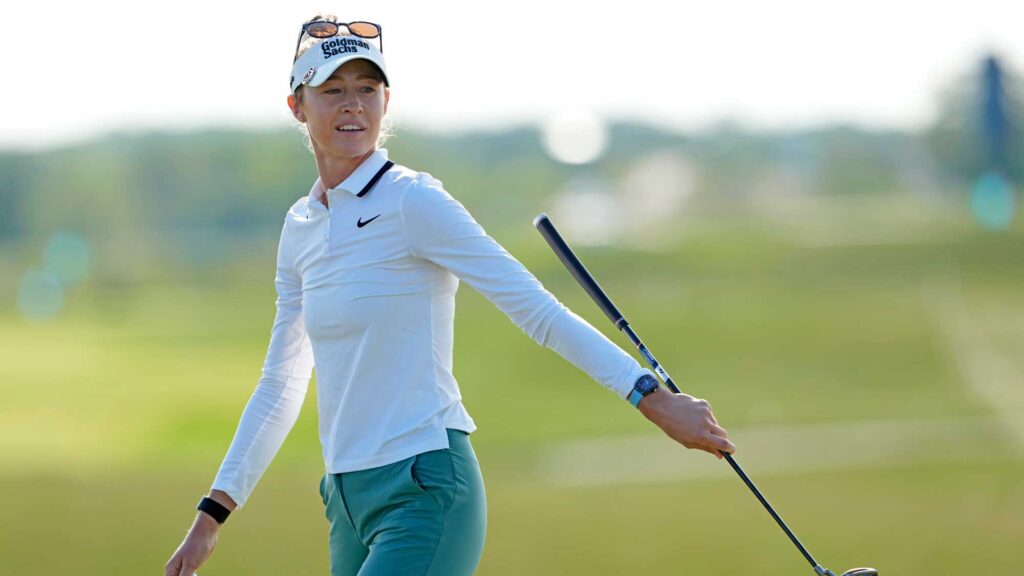 Nelly korda closes third round at u.s. women’s open with