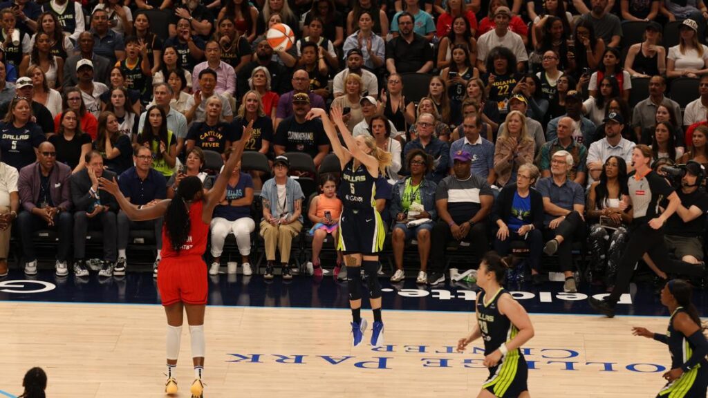 Wnba stars shine as fans cheer at dallas wings game