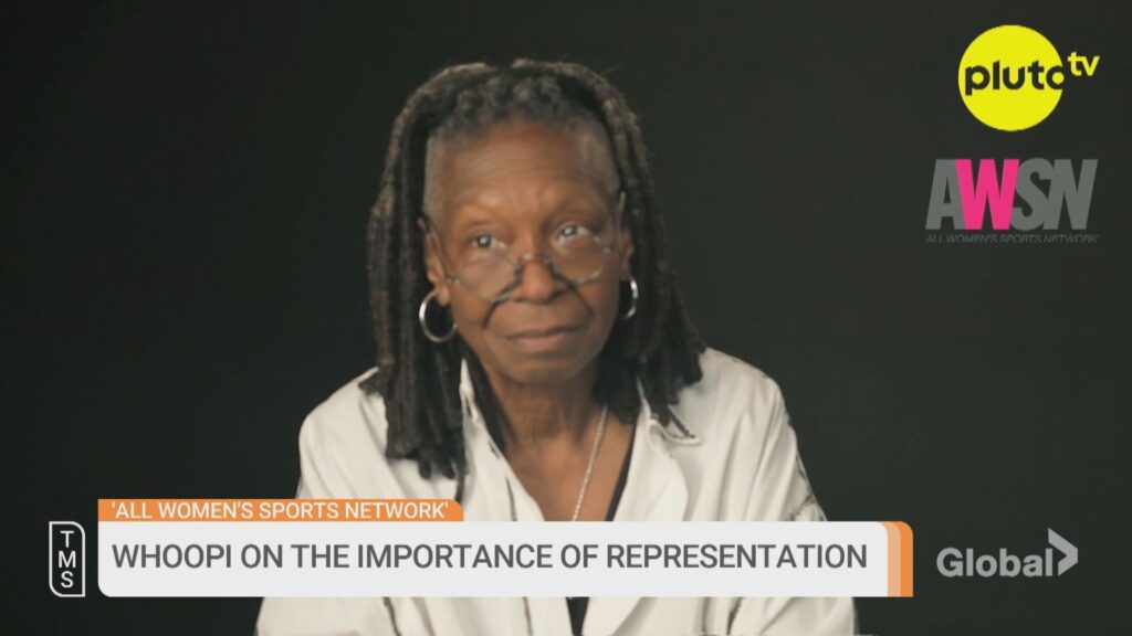 Whoopi goldberg unveils new network celebrating women's sports