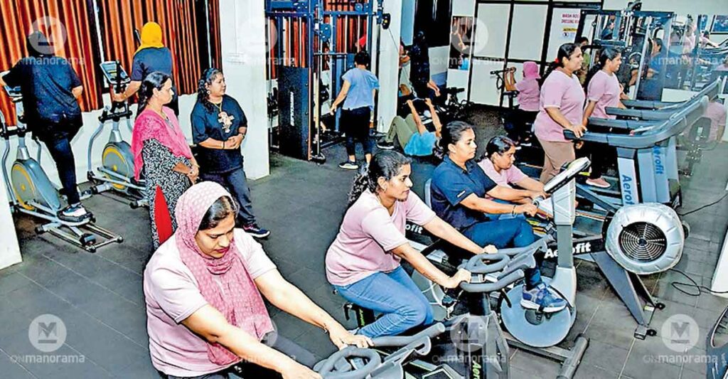 Empowered women of irinikkavu embrace fitness at modern center