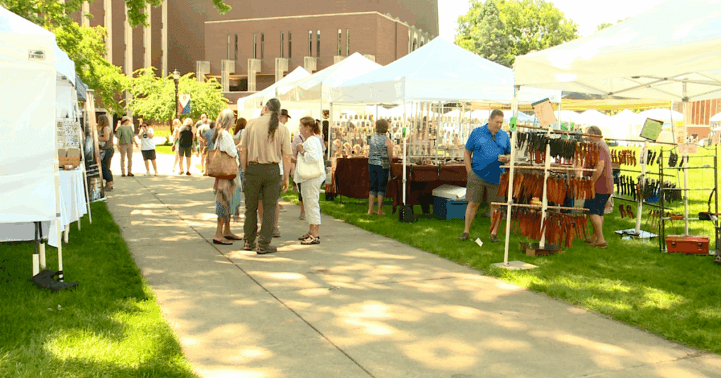 Empowering women: art fair on the green supports scholarships and