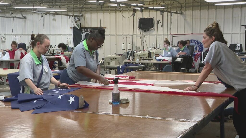 Hope stitched: incarcerated women in ohio reformatory create flags of