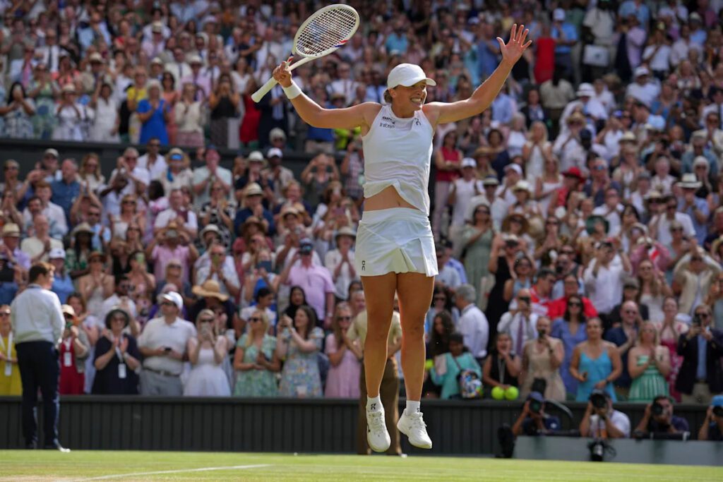 Iga swiatek shines for bettors in women's final at wimbledon