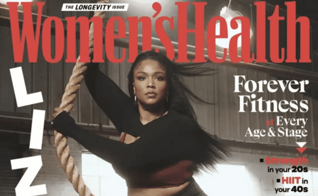 Lizzo shines on women's health cover and shares her journey