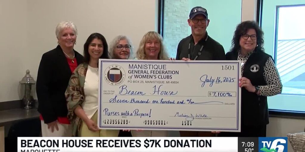 Manistique women's club raises $7k for beacon house support