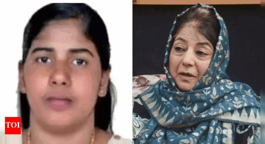 Mehbooba mufti appeals for eam's aid to rescue indian nurse