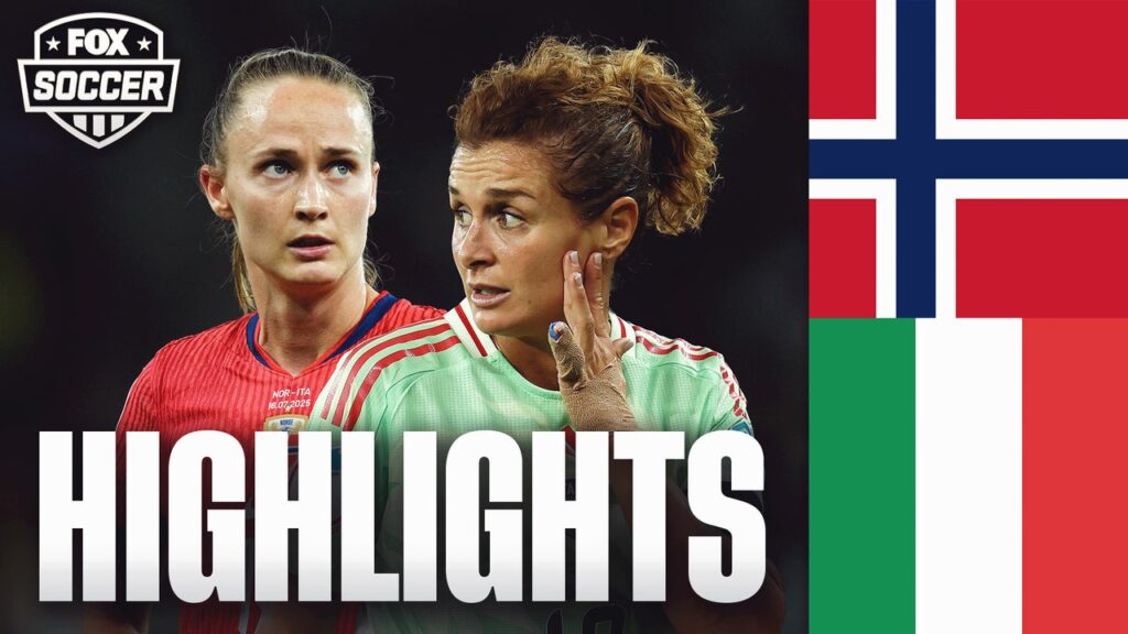 Norway vs italy uefa women's euro 2025 highlights recap on
