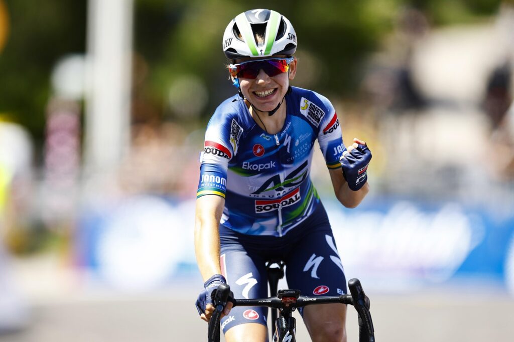 Sarah gigante shines in giro d'italia women's stage 4