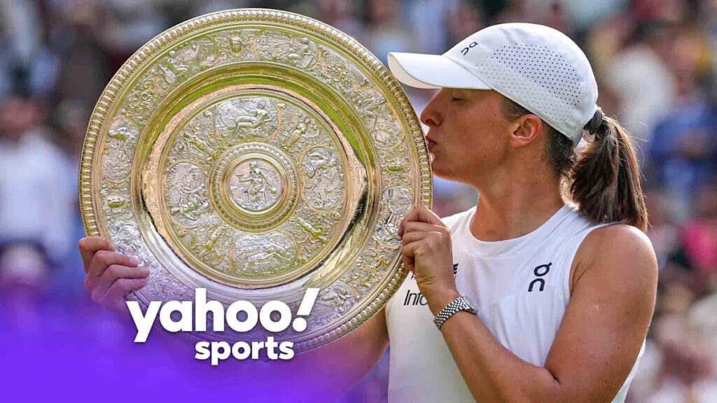 Świątek's triumph over anisimova in wimbledon women's final