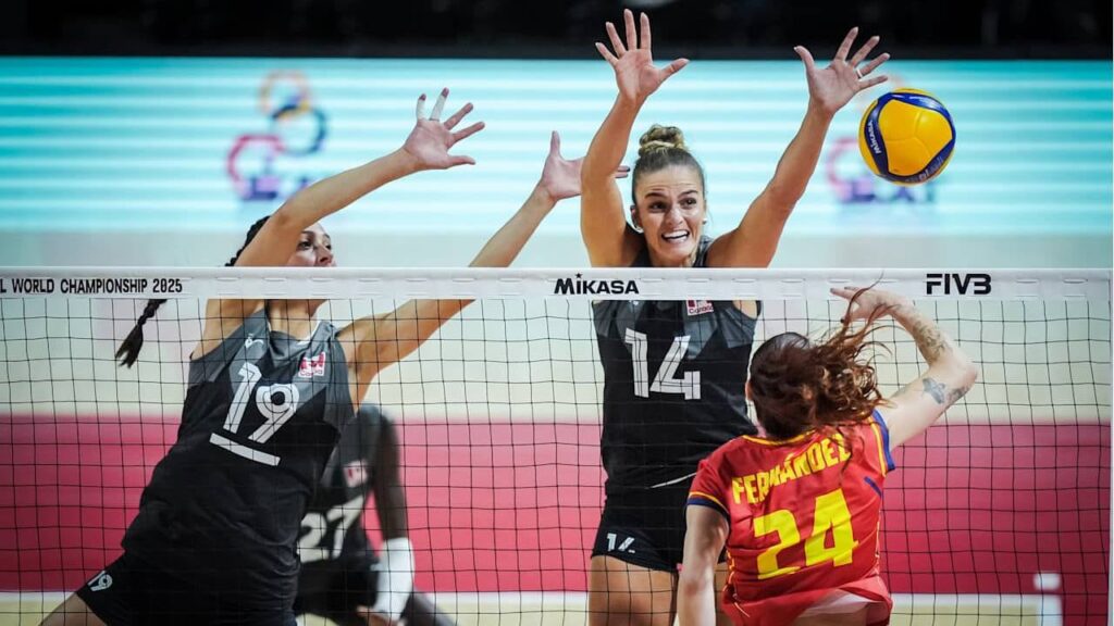 Canada takes on spain in fivb volleyball world championship clash