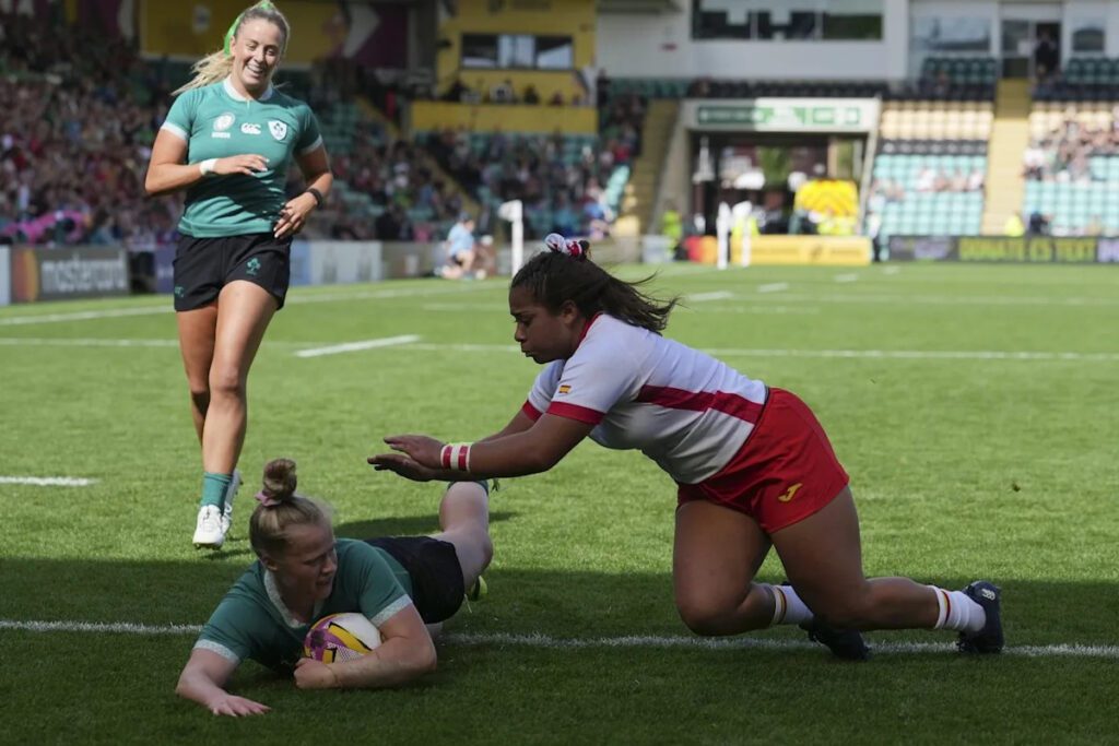 Ireland advances to women's rugby world cup quarterfinals after victory