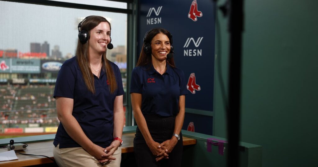 Red sox break ground with all women broadcast team