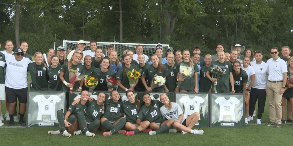 Seniors shine in michigan state's 9 0 victory against milwaukee