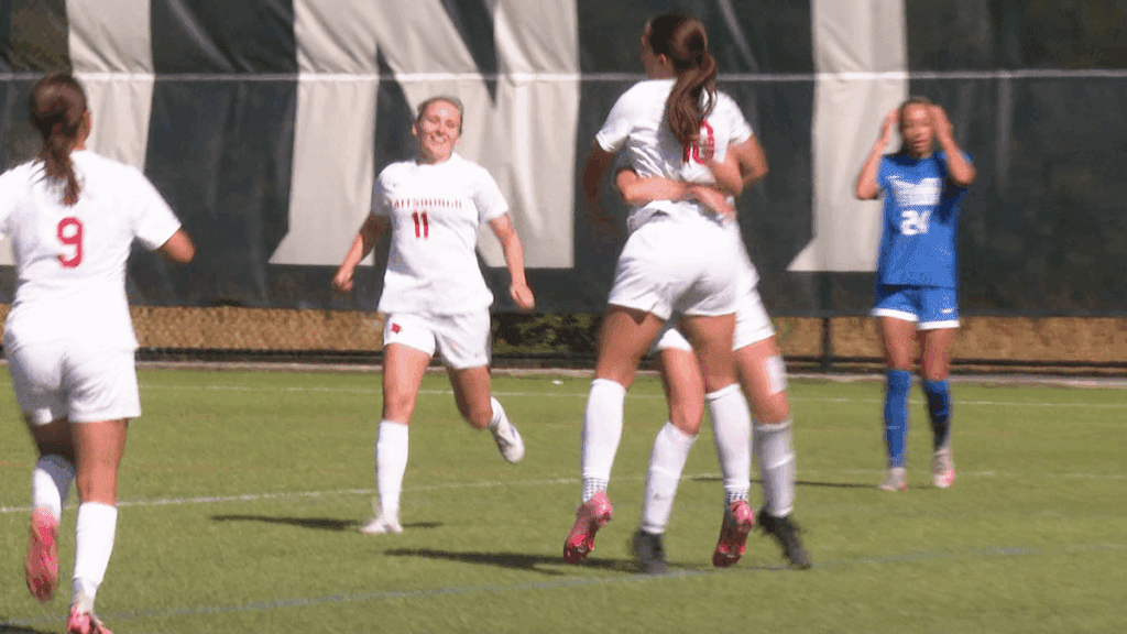 Bailee lafountain nets second goal for plattsburgh women's soccer