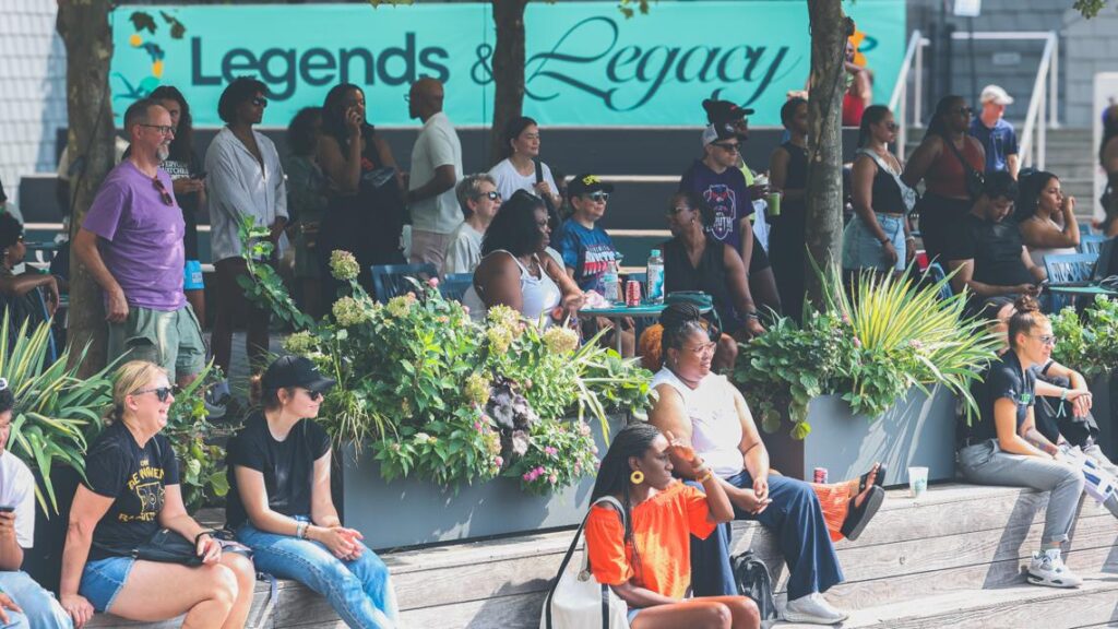 Celebrating women athletes on sports day at the wharf