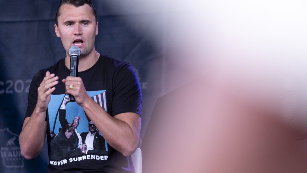 Political turmoil and gun violence: insights from charlie kirk's ads