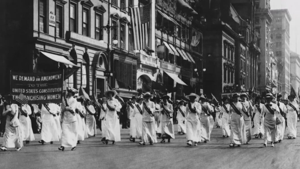 Share your thoughts on the women's suffrage monument location at