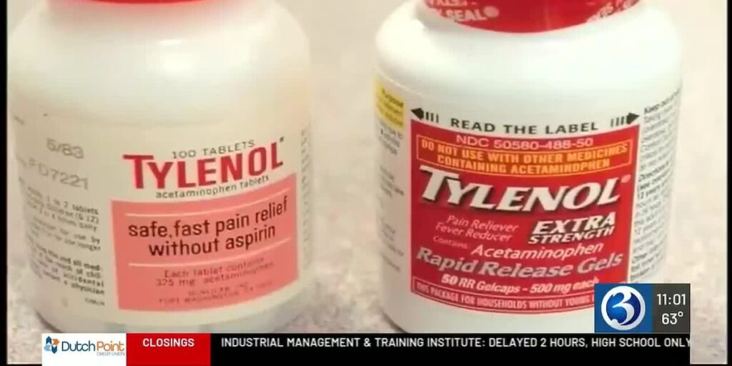 Trump cautions expecting mothers about tylenol and autism links