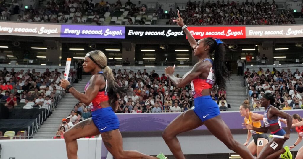 Us women dominate 4x100m heats with sha'carri richardson as anchor