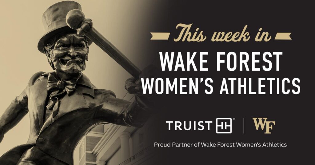 Wake forest women’s athletics weekly update: sept. 29 oct.