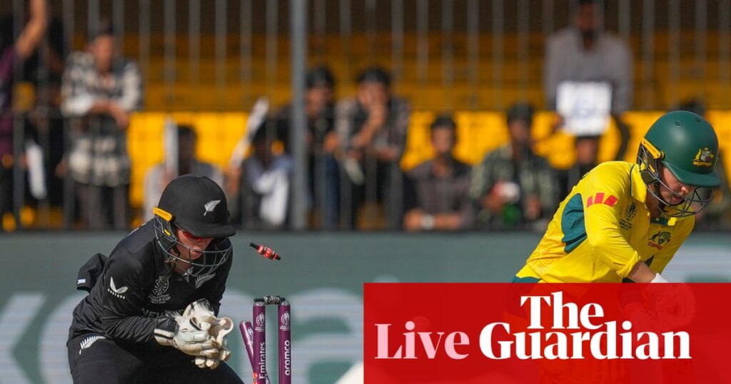 Australia vs new zealand: women's cricket world cup live action