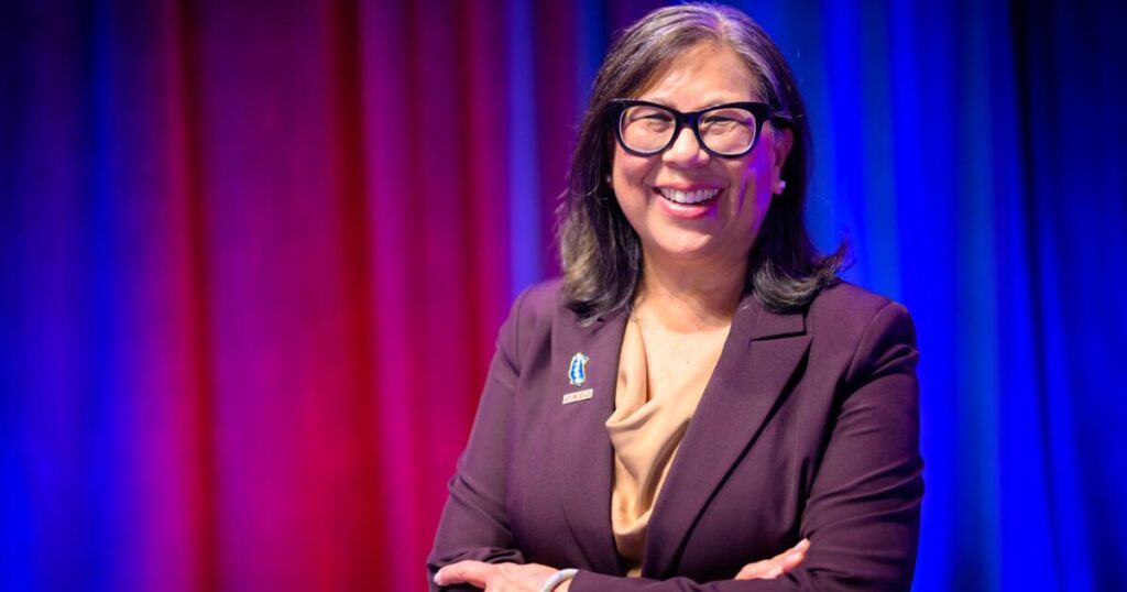 Betty yee champions trans athletes for women's sports at 2028