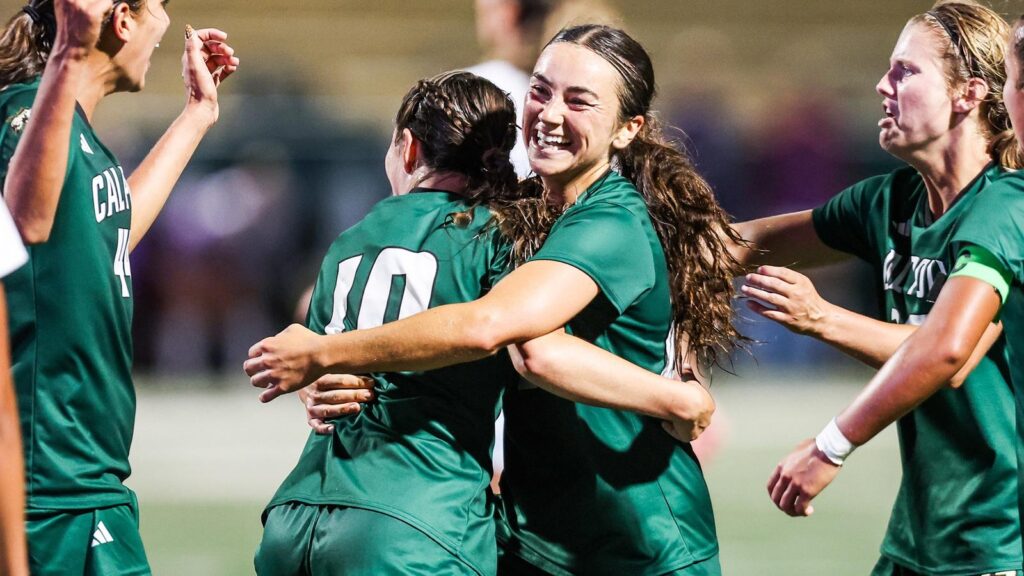 Cal poly secures tie for second with dominant shutout victory