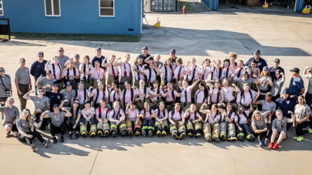 Empowering young women through hands on firefighting in tahlequah