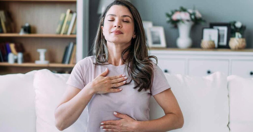Find your calm with these easy breathing techniques for women