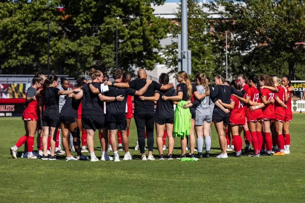 Maryland women's soccer edged by iowa 2 0