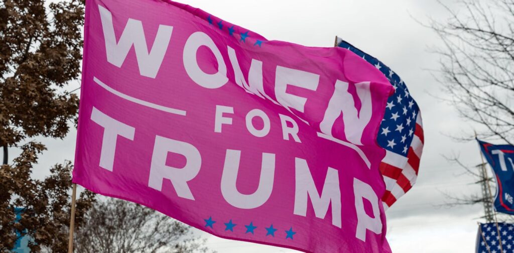 Women behind trump's campaign support