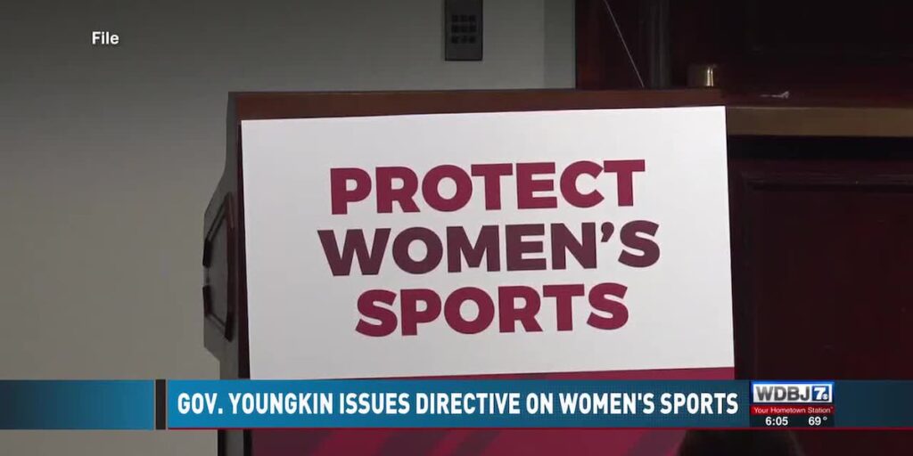 Youngkin directs health board to create guidelines for women's sports