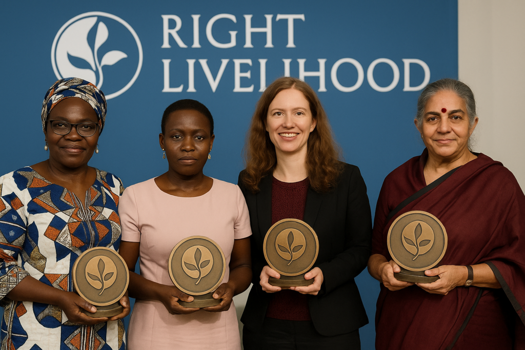 'Alternative Nobel' honors women activists, AI researcher