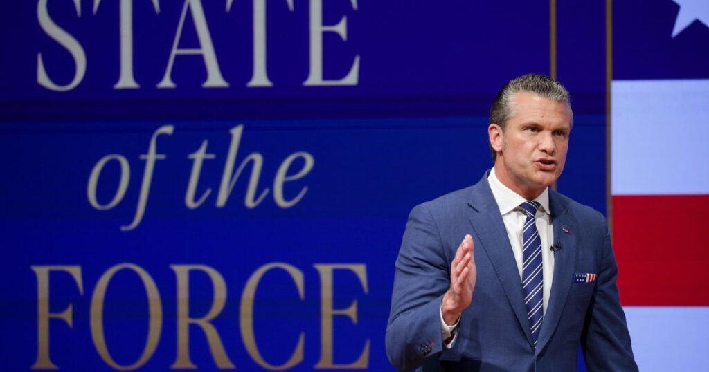 Hegseth cutting generals and admirals by 20%, including top officers